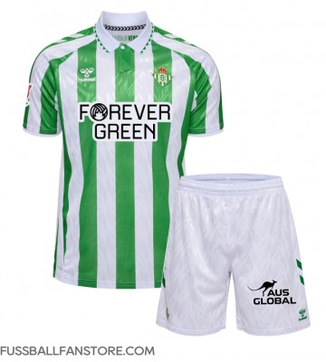 Real Betis Replik Heimtrikot Kinder 2024-25 Kurzarm (+ Kurze Hosen)